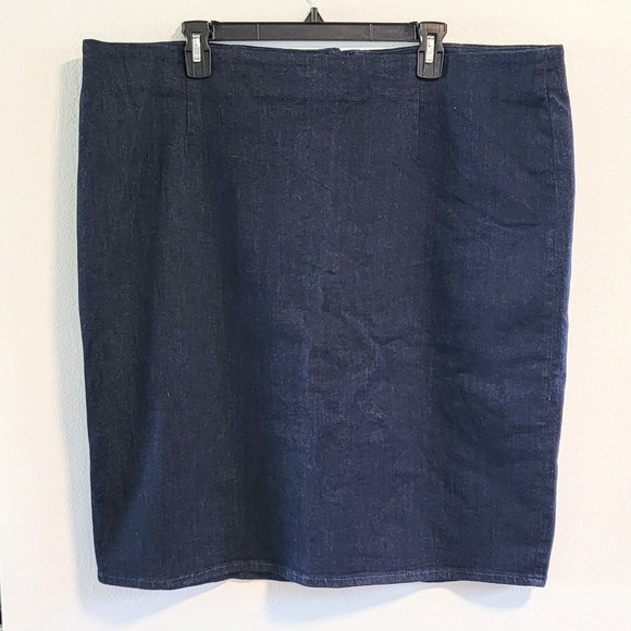J. Crew Factory Dresses & Skirts - 20 J Crew F Denim Cottage Academia Festival Forest Fairy Pencil Skirt Plus Size